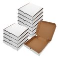 thumbnail image 3 of FELTECHELECTR Sturdy Kraft Paper Pizza Boxes for Storage Use Lightweight and Compact Design 10pcs, 3 of 7