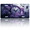 A Clock Surrounded by Purple, variant on 1 Pcs 2D Flat License Plate Covers & Frames, Black Wolf in a Floral Scene For Decorative Front, Waterproof For Decoration Aluminum License Plate Covers & Frames Cover For Men Women, 12" X 6"