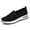 black, variant on Women's Walking Sneakers, Lightweight Breathable with foot arch pad & Anti-Slip Sole