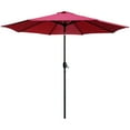 thumbnail image 3 of AbbLe 9 Feet Crank & Tilt Patio Umbrella-Red, 3 of 5