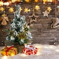 thumbnail image 6 of Byujiro Mini Christmas Tree for Tabletop Christmas Decorations Small Mini Christmas Tree Package Home Christmas Scene Decoration OrnamentsDesktop Mini Christmas Tree Portable Holiday Tree, 6 of 6