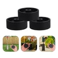 thumbnail image 2 of 4 Pcs Roulettes Universelles pour Chauffage au Gaz Roues en Plastique Robustes pour Chauffage de Patio Faciles à Installer et à Déplacer Pièces de Rechange pour Chauffage Extérieur, 2 of 9