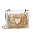thumbnail image 1 of Monedero transparente YYW Clear Stadium PVC 2 en 1 para mujer, 1 of 3