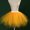 Yellow, variant on Fesfesfes Women Skirt Mesh Tulle Skirt Princess Elastic Skirt Adult Short Tutu Dancing Skirt Clearance