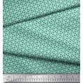 thumbnail image 2 of Soimoi Satin Silk Fabric Triangle Small Decor Fabric Printed Yard 42 Inch Wide, 2 of 3