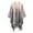 Z102a-Pink, variant on Women's Knit Hollow Design Fringe Long Plus Size Cloak Cape for Autumn Winter Outerwear, Fashion Trend Versatile Vest Style Beige,One Size