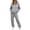 Dark Gray&07#0730X, variant on Fabrcox Womens Sweat Suits 2 Piece Set Fleece Hoodie and Straight Leg Sweatpants Fall Winter Sports Casual Lounge Tracksuit for Women Red XXL