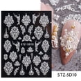 thumbnail image 5 of New 5D Stereo Carved Rose Nail Sticker, 5 of 5