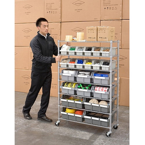 Seville Classics 7-Tier 21-Bin Organizer, 36
