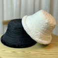thumbnail image 2 of CoCopeaunts Reversible Bucket Hats Double Sided Fisherman Hat Keep Warm Winter Fluffy Basin Hat Thickened Windproof Cold Proof, 2 of 8
