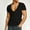 Black, variant on ITSAME Men's Short Sleeve Tee, Quick Drying Deep V Neck High Elastic Summer 2025 Casual Gym T-Shirt Navy 3XL