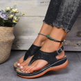 thumbnail image 3 of Sandalias ortopédicas para mujer, chanclas planas informales, zapatos de cuña baja para mujer, talla, 3 of 5