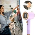 thumbnail image 1 of HUGFEGWE Portable Mini Ironing Machine, New Travel Mini Steam Iron, Handheld Garment Steamer, Fast Preheating Steam Dry Ironing, 360 Degree Ironing Without Dead Angle for Home and Travel (Purple), 1 of 7