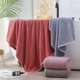 thumbnail image 2 of Xiao Hua 2 toallas absorbentes de forro polar coral, multiusos para baño, gimnasio, ducha, deportes y como toalla. Resiste diversas situaciones sin esfuerzo. 70 x 140 cm (naranja-rosa)., 2 of 5