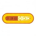 thumbnail image 2 of 22 LED 6" Oval Turn Signal "GLO" Light - Amber LED/Amber Lens, 2 of 2