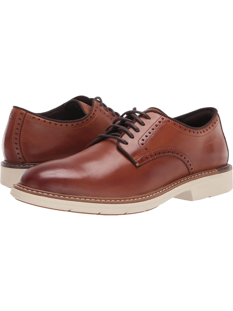 Cole Haan Mens Goto Plain Toe OX Leather Round Toe Oxfords  display picture 1