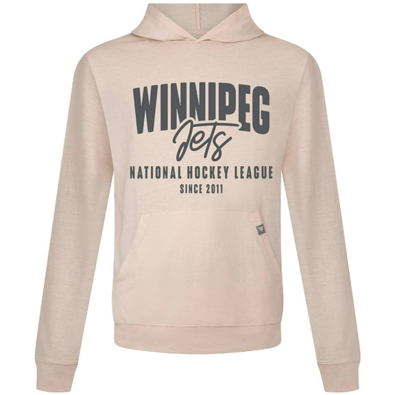 Men's Levelwear Khaki Winnipeg Jets Relay Response Pullover Hoodie