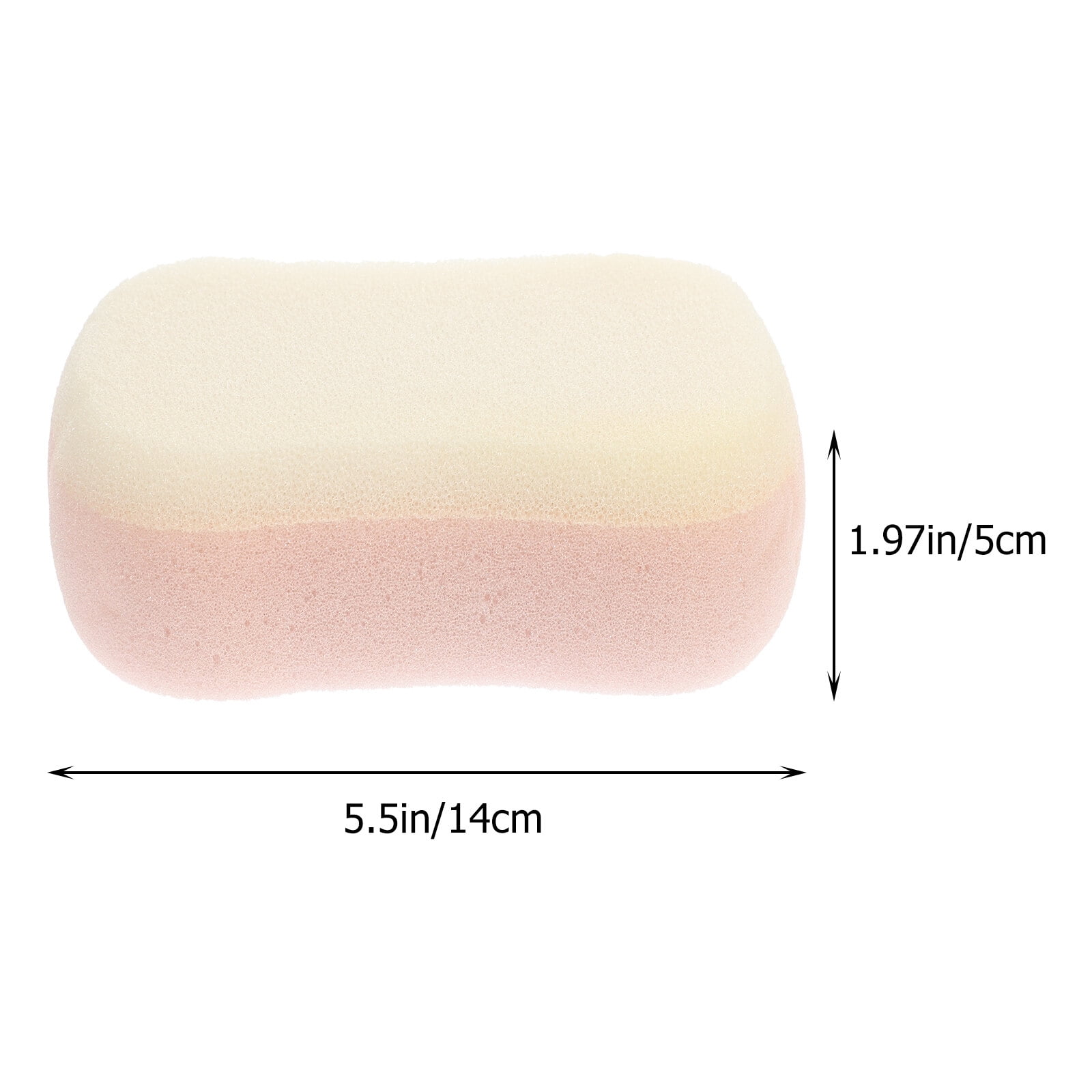4Pcs Kids Bathing Sponges Supple Baby Body Scrubbers Doublesided