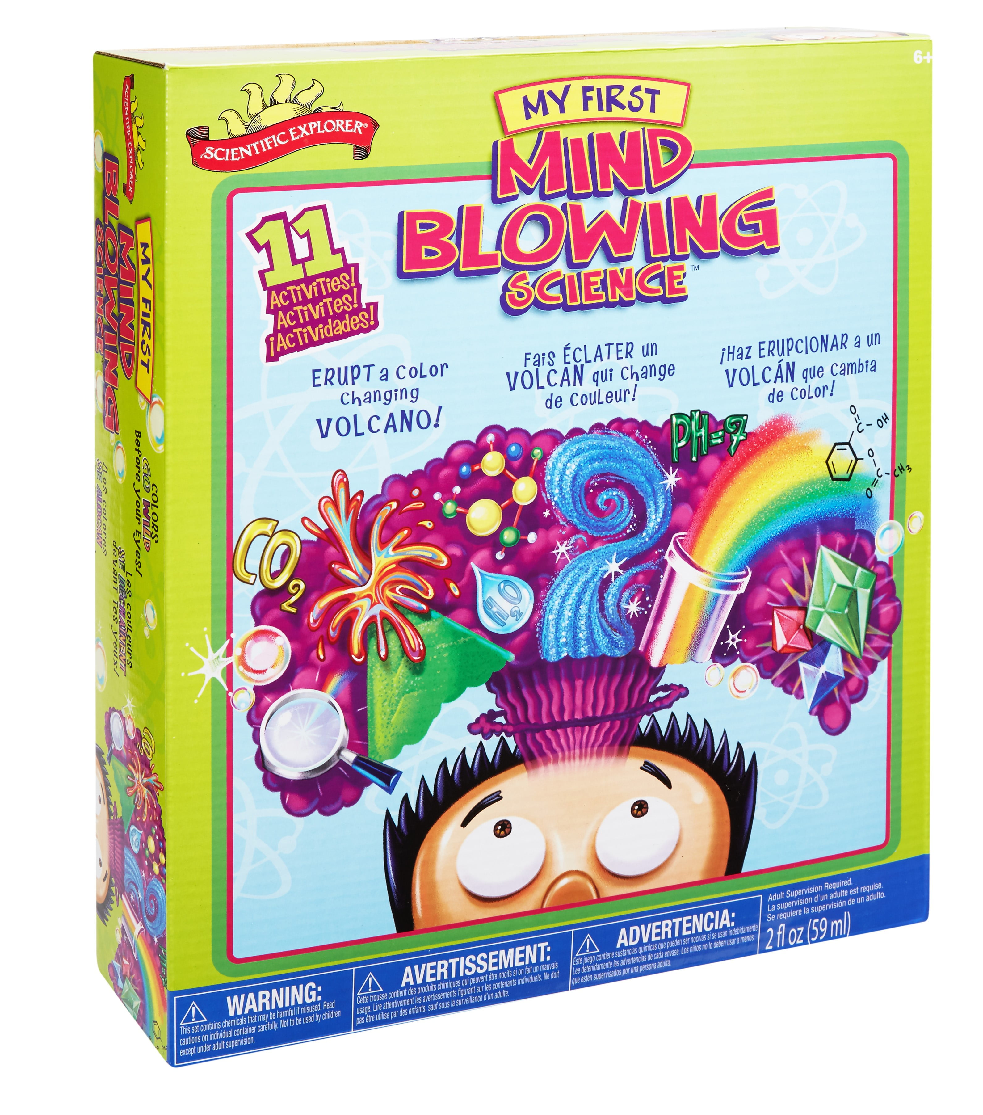 Scientific Explorer My First Mind Blowing Science Experiment Kit, 11 Mind  Blowing Science Activities and Experiments (Ages 6+)