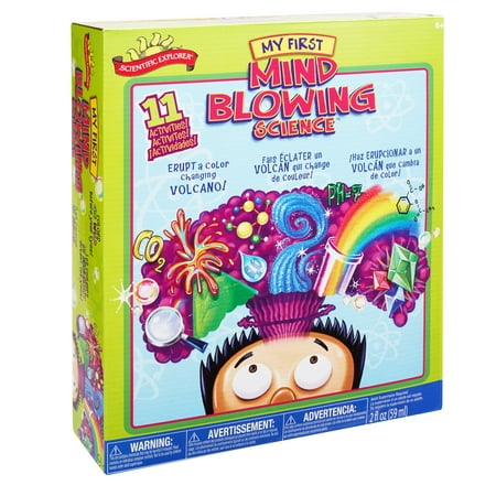 Scientific Explorer My First Mind Blowing Science Experiment Kit, 11 Mind Blowing Science Activities and Experiments (Ages 6+)