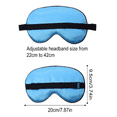 thumbnail image 4 of Sleep Mask, 4 Pack Real Natural Pure Silk Eye Mask with Adjustable Strap for Sleeping, Eye Sleep Shade Cover, Blocks Light Reduces Puffy Eyes Gifts, 4 of 8