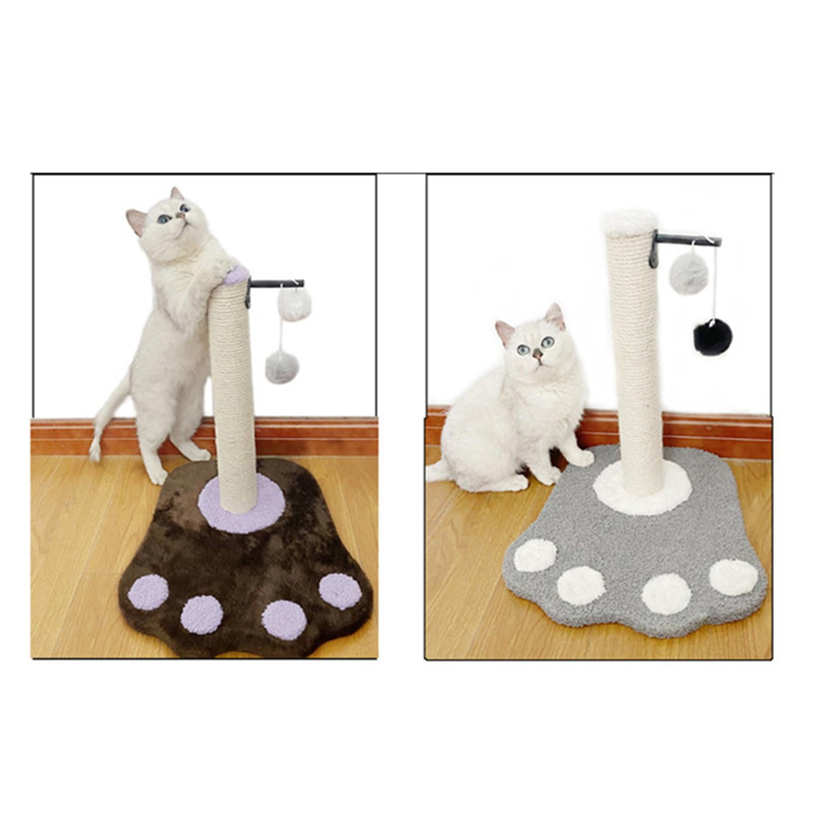 EHJRE Funny Cat post for scratching Scratcher Sisal Activity Centre Kitten W/ Balls Cats Climbing Shelf for Training Grind Claw Pet Supplies , Green