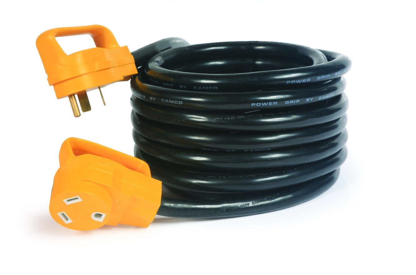 Superior Electric RVA1527 25 ft 30 Amp RV 10AWG Extension Cord Plug W/Handle