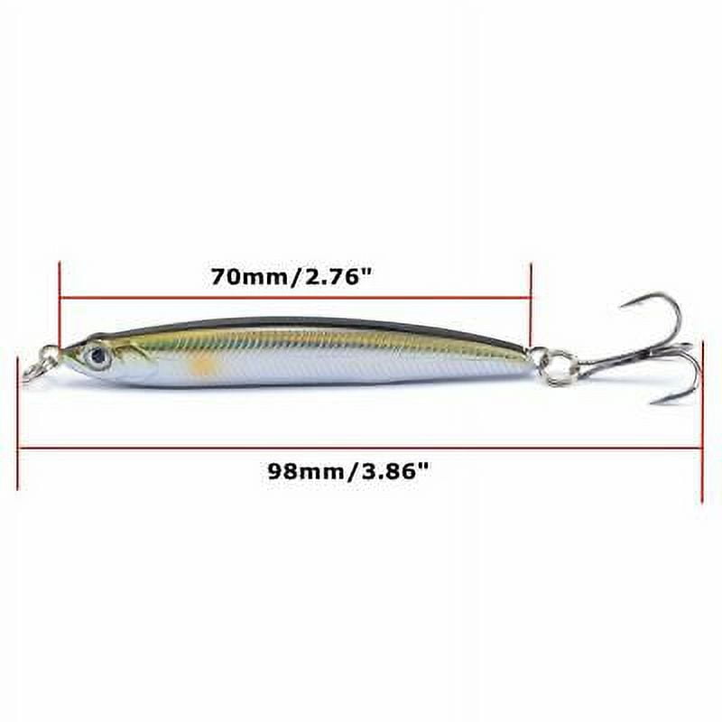 3 Blue Stinger Lures 30g Sea Spinner Pike Mackerel Bass Pollack Fishing for  sale online