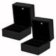 thumbnail image 1 of Estuche elegante para anillo AurixCompact 2Pzas Negro 6x6.5x5cm PVC Joyero., 1 of 5