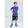 thumbnail image 2 of Marvel Spider-Man T-Shirt and Shorts Outfit Set Toddler to Big Kid, 2 of 5