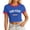 001-Blue, variant on Womens Cabo Verde Graphic Crop Top Fashion Letter Printed Short Sleeve Crewneck Crop T-Shirt Casual Summer Cropped Tee Top Trendy Holiday Streetwear