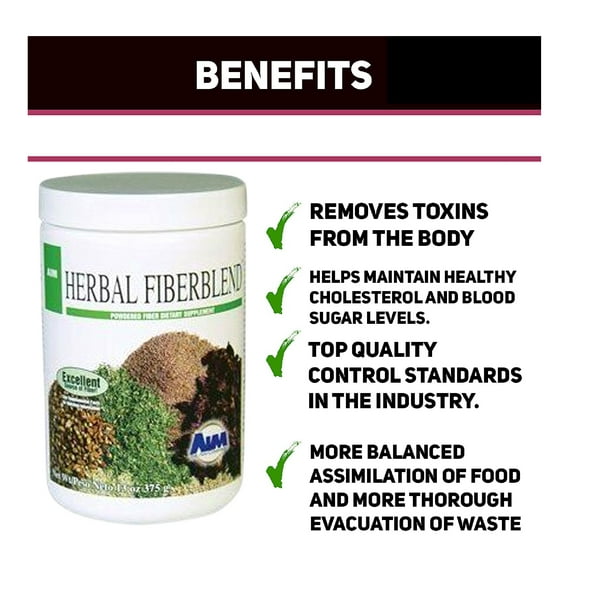 AIM Herbal Fiberblend Unflavored Powder (13 oz) - Walmart ... AIM Herbal Fiberblend Unflavored Powder (13 oz) - Walmart ...