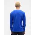 thumbnail image 3 of Camiseta Gap para hombre, manga larga, suave, para uso diario, Royal Gem M, 3 of 4