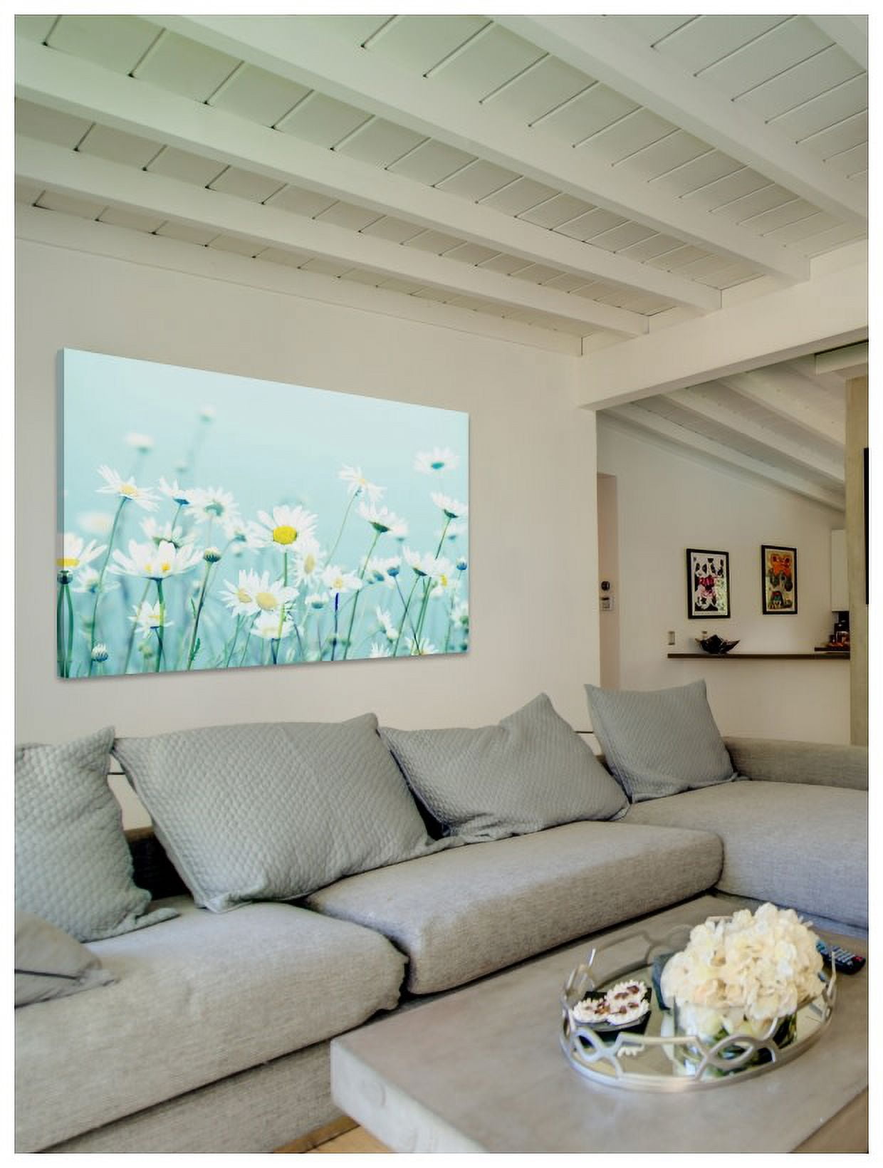 Marmont Hill "Dancing Daisies" by Robert Dickinson Painting Print on Canvas
