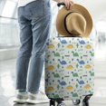 thumbnail image 2 of Light Toned Dinosaur with ROAR Pattern Luggage Cover Fashion Suitcase Cover Baggage Covers Fit 25-28 Inch Luggage (Go Travel), 2 of 5
