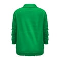 thumbnail image 6 of Womens Button Up Cardigan Sweaters Chunky Knit Long Sleeve Lapel Collared Tops Fall Winter Fashion Clothes Green L, 6 of 7