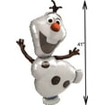 thumbnail image 3 of Frozen 4th Birthday Party Supplies Olaf, Elsa and Anna Balloon Bouquet Decorations Blue #4, 3 of 7