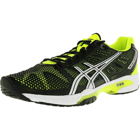ASICS - Asics Men's Gel-Solution Speed 2 Onyx/Flash Yellow/Silver Ankle ...