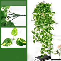 Steadline Artificial Pothos Wall Hanging with Realistic Leaf Texture Indoor Home Decoration Green Vine Display Flexible Shape Adjustment No Watering Needed Long Lasting