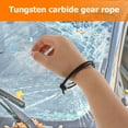 thumbnail image 3 of Emergency Car Window Breaker Bracelet Tungsten Carbide Gear Strap for Quick Escape Safety Auto Rescue Tool for Driver and Passenger, 3 of 8