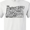 thumbnail image 4 of Inktastic Oregon Word Salad- state outline T-Shirt, 4 of 5