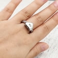 thumbnail image 4 of Custom Icon Cremation Jewelry, Personalized Ring for Ashes, Pet's Memorial Keepsake, Free Jewelry Box & Filling Tool [Size 8, Icon Engraving, 8-Icon to Choose], 4 of 6