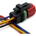 thumbnail image 3 of FYBTO 4 Pin Tyco Excavator Fuel Injector Plug Wiring Harness Oxygen Sensor Car Electronic Connector with Cable Compatible with 1337352-1 Connector-0625, 3 of 3