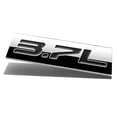 thumbnail image 3 of DNA Motoring EM-AS-37L-BK METAL EMBLEM CAR BUMPER TRUNK FENDER DECAL LOGO BADGE CHROME BLACK 3.7L 3.7 L, 3 of 3