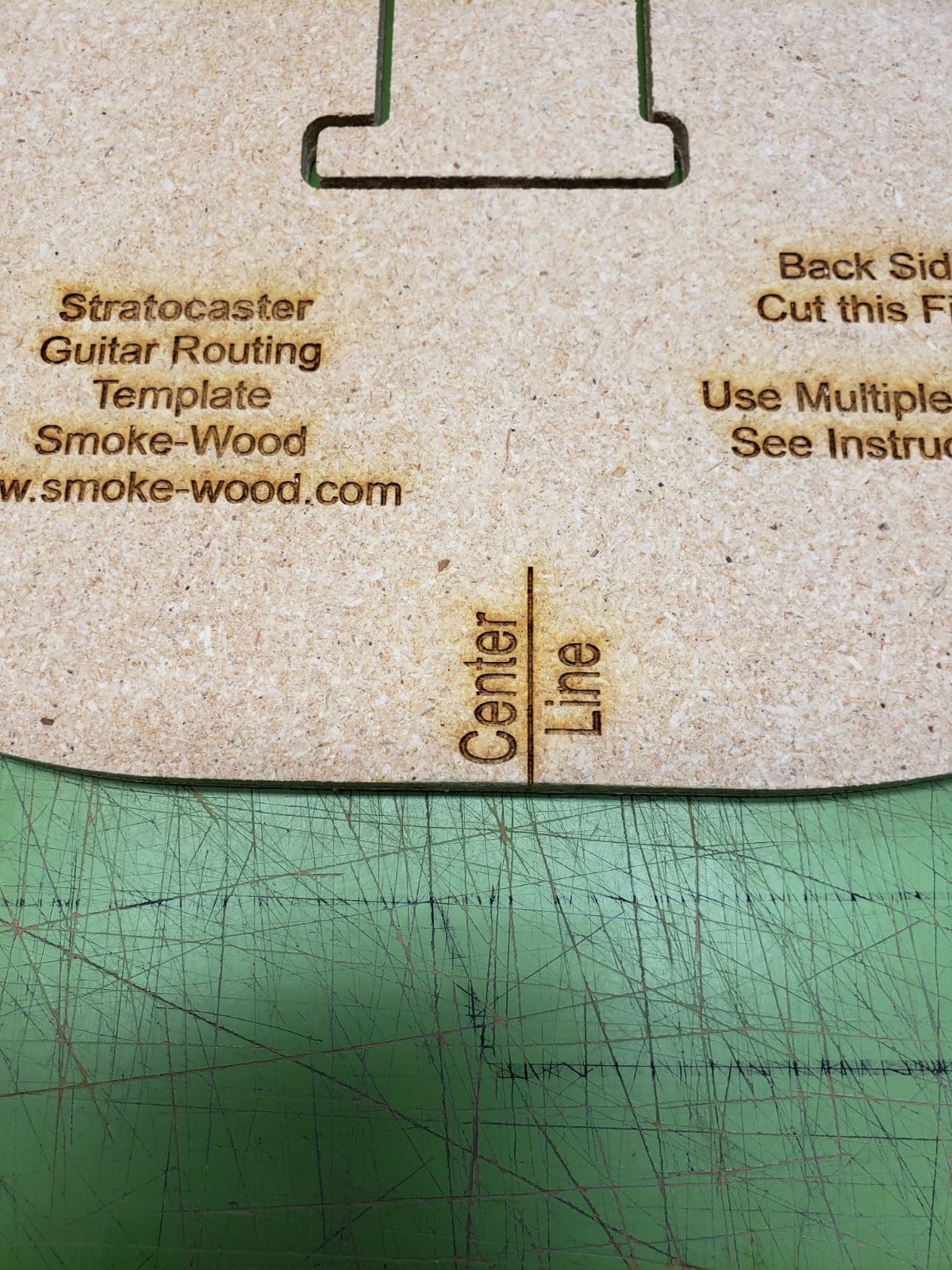 Combo Stratocaster/Telecaster Guitar Router Templates w/Blueprints