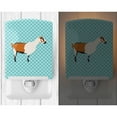 thumbnail image 2 of Caroline's Treasures BB8054CNL Alpine Goat Blue Check Ceramic Night Light, 6x4x3", multicolor, 2 of 2