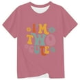 thumbnail image 3 of Tiijoy Girls 2Nd Birthday T-Shirt Short Sleeve Round Neck T Shirt for Kids, Sizes 2, 3 of 4