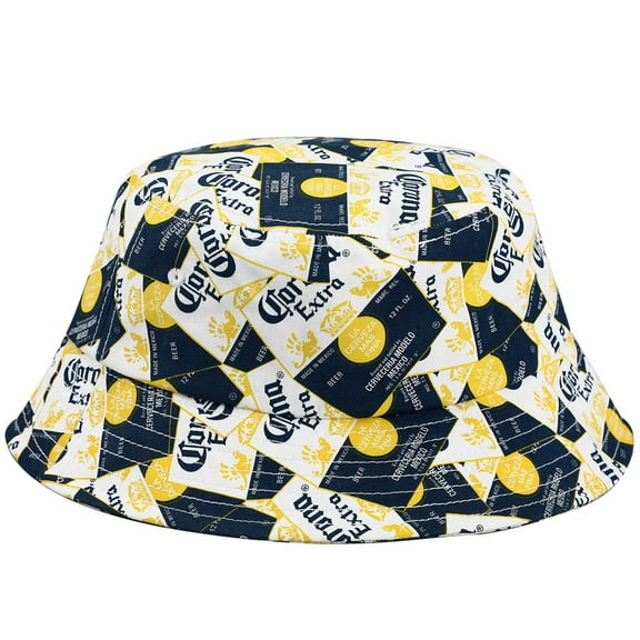 Corona Bottle Label All-Over Printed Bucket Hat