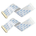 thumbnail image 1 of Unique Bargains FFC Cable 0.5mm Pitch 30 Pin 100mm Flat Ribbon Cable for LCD Screen A Type 2 Pack, 1 of 6