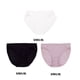 thumbnail image 5 of Sonducket 3 piezas Bragas Calzoncillos Ropa interior Lencería Sexy Calzoncillos cómodos Transpirable diario Damas Negro L Type3 NO3, 5 of 6